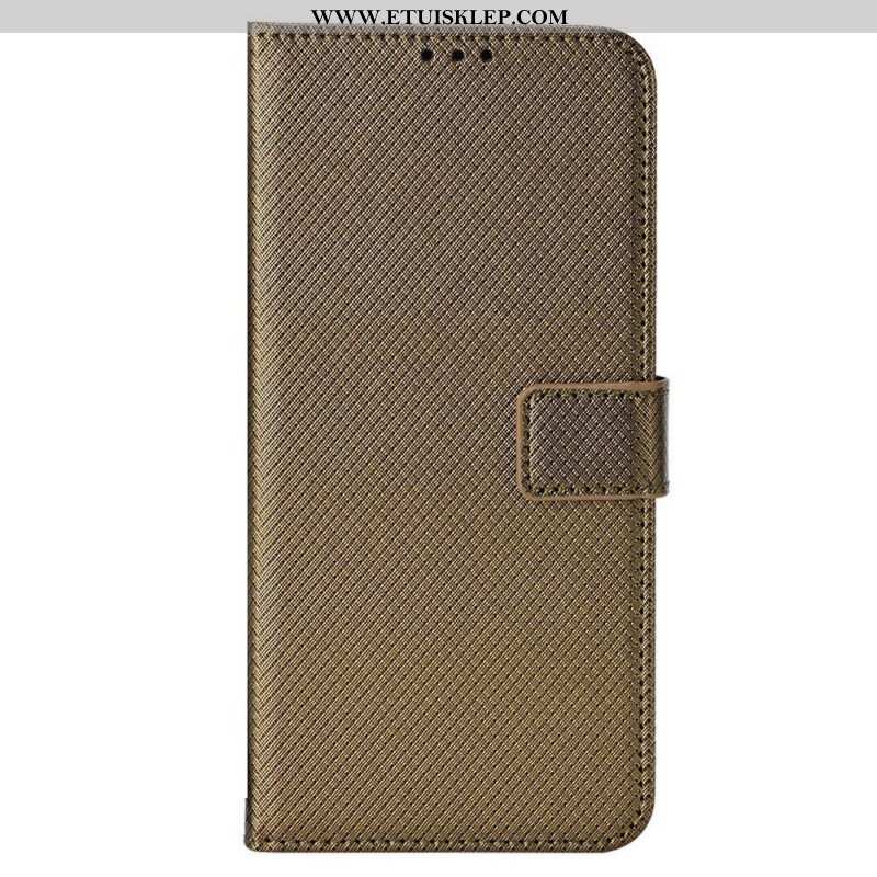 Etui Folio do Sony Xperia 5 IV z Łańcuch Pasek Ze Sztucznej Skóry